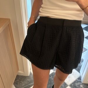 3.1 Phillip LIM black shirts w tuxedo trim waist band